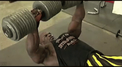 Ronnie Coleman Heavy Barbells Lifting GIF
