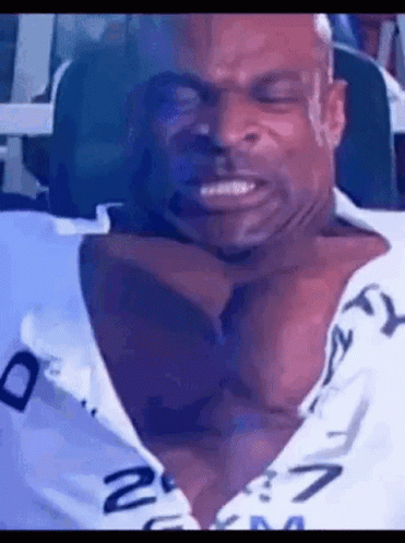 Ronnie Coleman Struggling Face Look GIF
