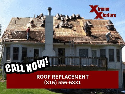 Roof Replacement Ad Saying Call Now GIF