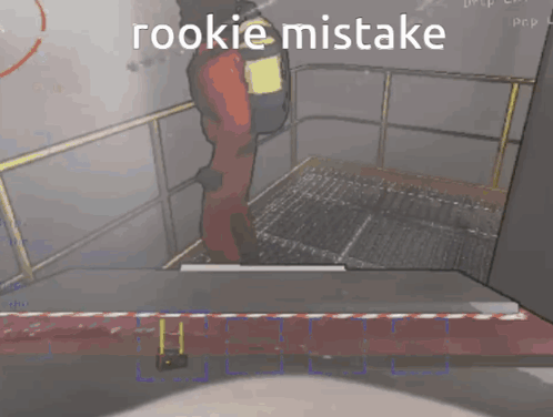 Rookie Mistake Lethal Company GIF