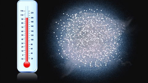 Room Thermometer With Plummeting Temperature GIF