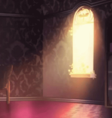 Room With Window And Light Coming Through GIF