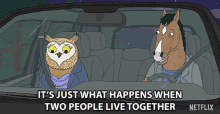 Roommates Its Free Real Estate Bojack Horseman Owl GIF