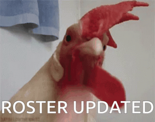 Inquisitive Rooster Roster Updated GIF