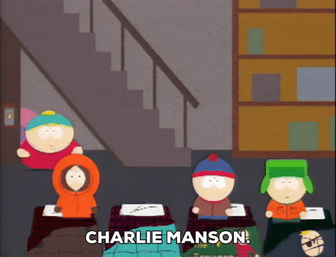Rooster Crowing South Park Charles Manson GIF