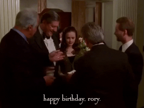 Rory Happy Birthday Office Greeting GIF