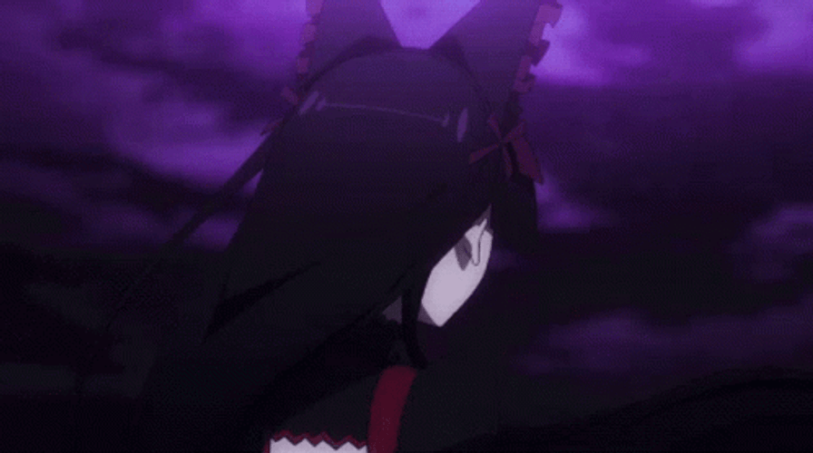 Rory Mercury Purple Poer Anime GIF