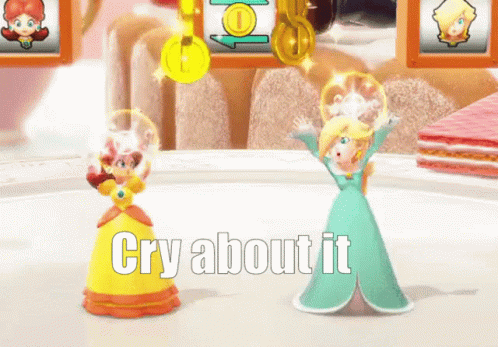 Rosalina Frantic Dancing Cry About It GIF