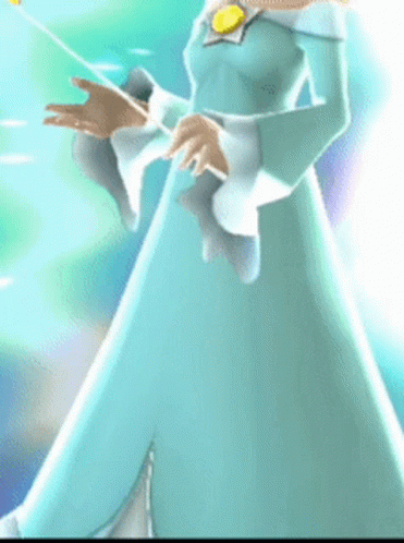 Rosalina Looking Down Super Mario GIF