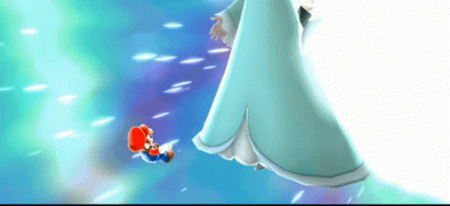 Rosalina Super Mario Space Interaction GIF
