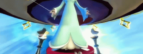 Rosalina Unveiling Magic Wand Powers GIF
