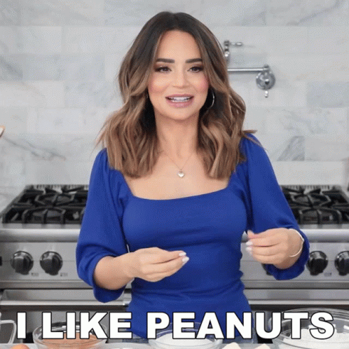 Rosanna Pansino I Like Peanuts GIF