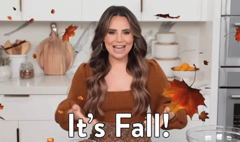 Rosanna Pansino It's Fall Leaf GIF