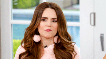Rosanna Pansino Shake Heads Pass Impression GIF