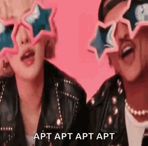 Rose And Bruno Mars Apt Chorus GIF