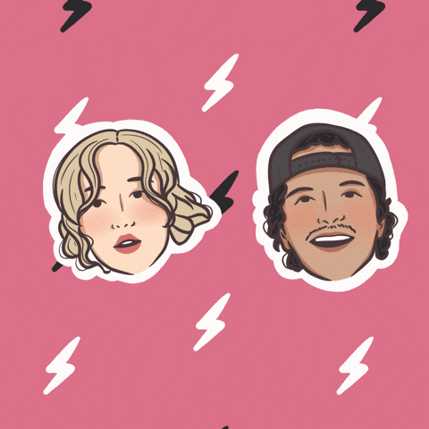 Rose And Bruno Mars Apt Stickers GIF