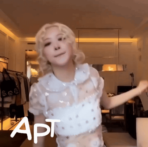 Rose Dances Apt Song GIF