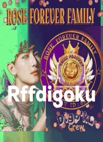 Rose Forever Family Poster With Man