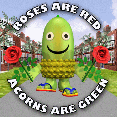 Rose Is Red Acorn Is Green GIF