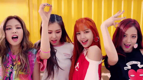 Rose With Blackpink Members GIF