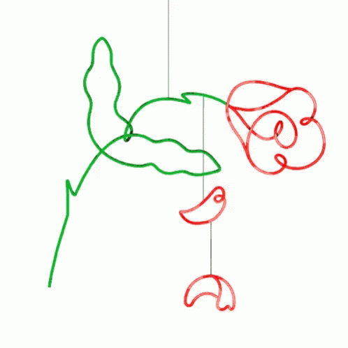 Rose With Green Stem