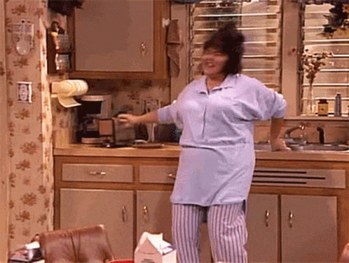 Roseanne Barr Electrocuted By Toaster GIF