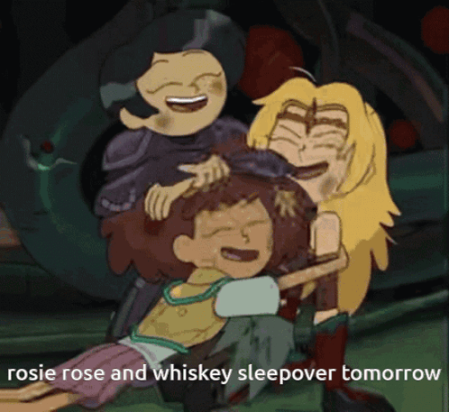 Rosie Rose Whiskey Sleepover Tomorrow