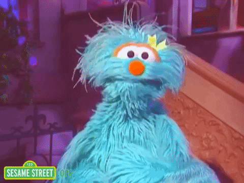 Rosita Gracias Sesame Street GIF