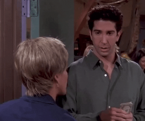 Ross Geller Flirting Gas Has Smell GIF