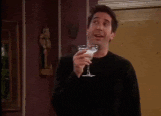 Ross Geller Wow Margarita GIF
