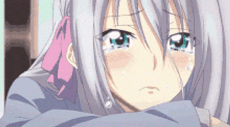 Rossweisse Animated Crying GIF