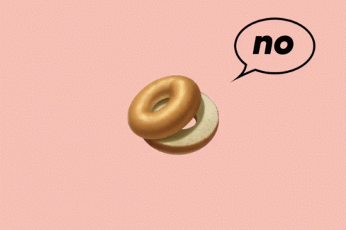Rotating Double Bagel GIF