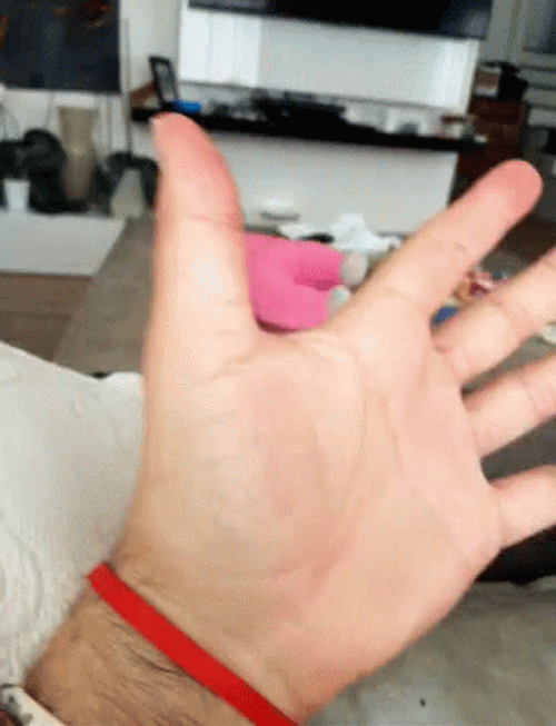 Rotating Hand Waving Loop GIF