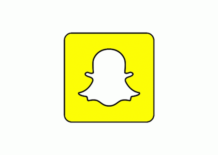 Rotating Snap Chat Logo GIF