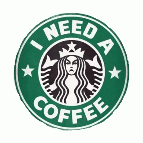 Rotating Starbucks Logo Mobile Art GIF