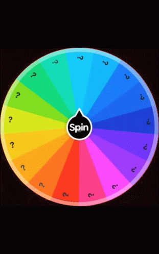 Roulette Rainbow Spinner GIF