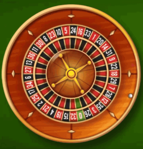 Roulette Wheel With Number 5 GIF