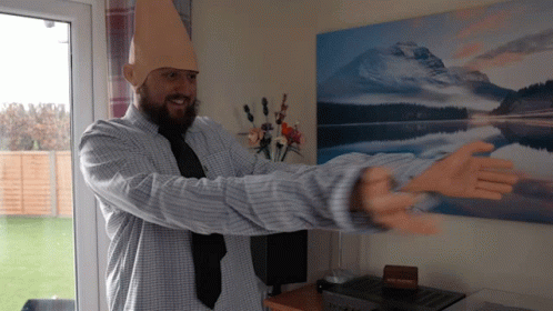 Round Of Applause Wide Arms GIF