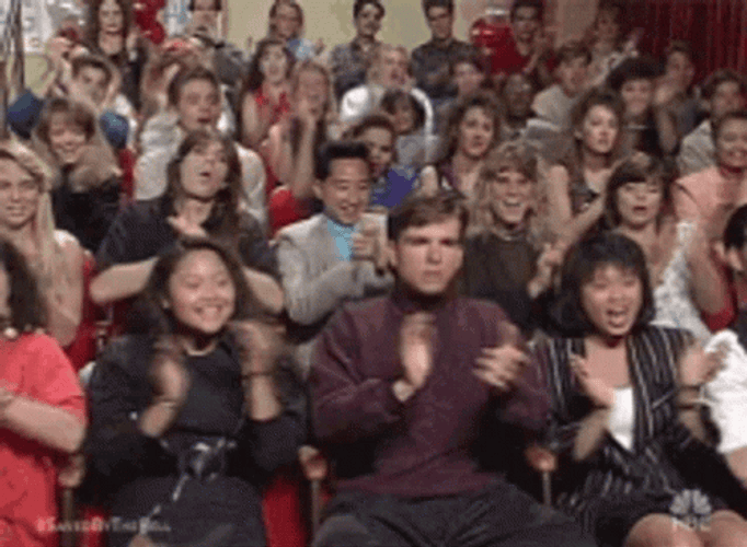 Round Of Applause Audience Standing Up GIF