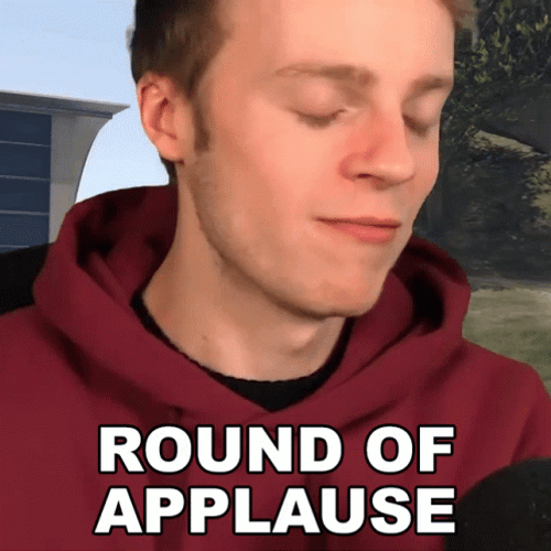 Round Of Applause Streamer GIF