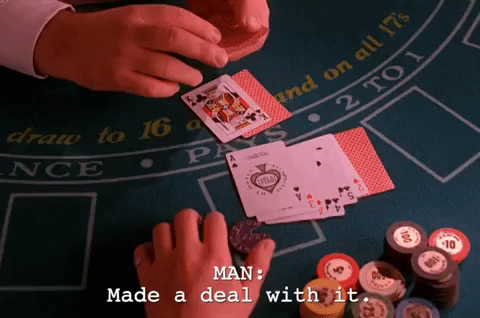 Rounders Man Made A Deal With It GIF