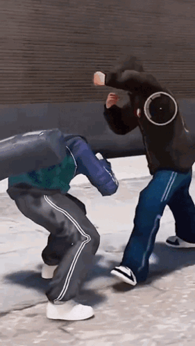 Roundhouse Kick Back GIF