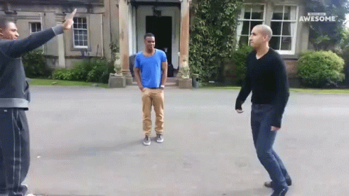 Roundhouse Kick Failed Funny GIF