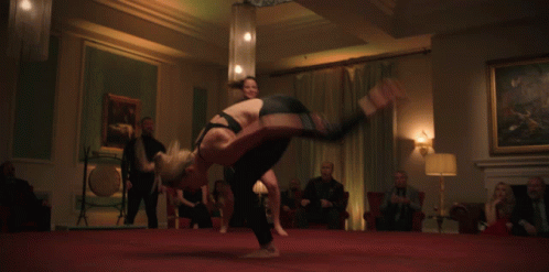 Roundhouse Kick Spin Olivia GIF