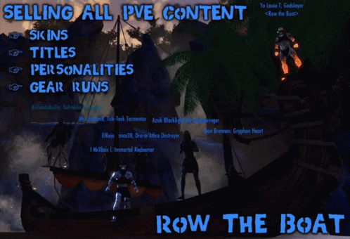 Row The Boat Video Game Boat On Ocean GIF