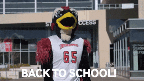 Rowdy The Roadrunner First Day Of School GIF