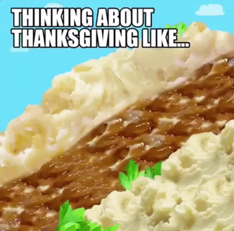 Rowing Boat In Gravy Thanksgiving Meme GIF