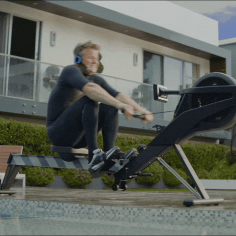 Rowing Machine Form Exercise GIF