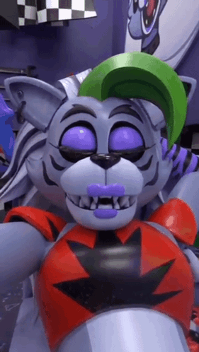 Roxanne Wolf Talking Security Breach GIF