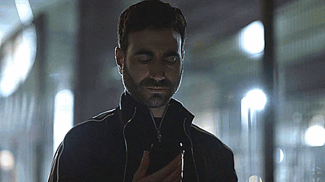 Roy Kent Ted Lasso Scary Look Phone Light GIF